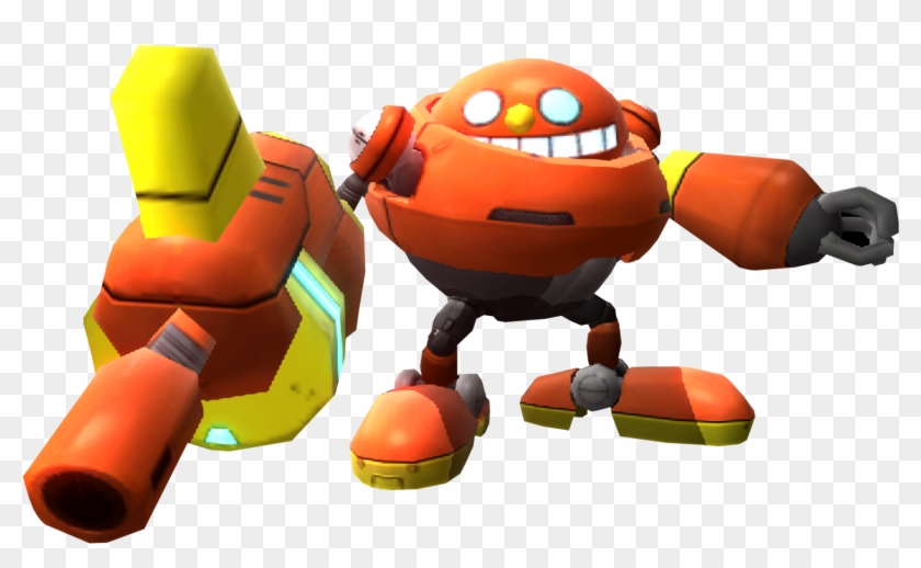 Little Big Planet Cardboard Laser Cannon Png - Sonic Heroes Egg Pawn Clipart