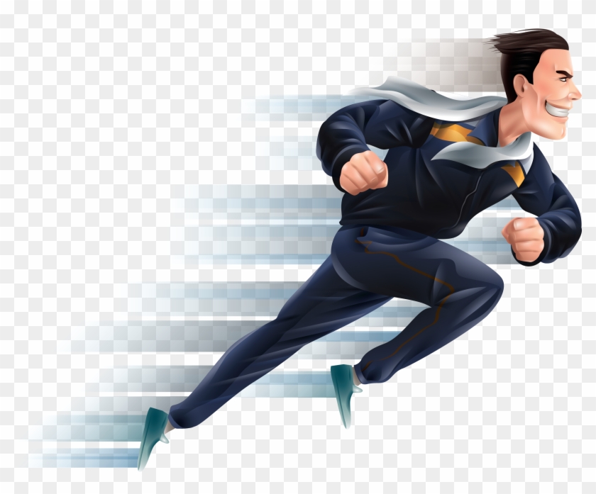 Are You Seeking A Fast Credit Repair Company - Person Running Fast Cartoon Clipart #4126770