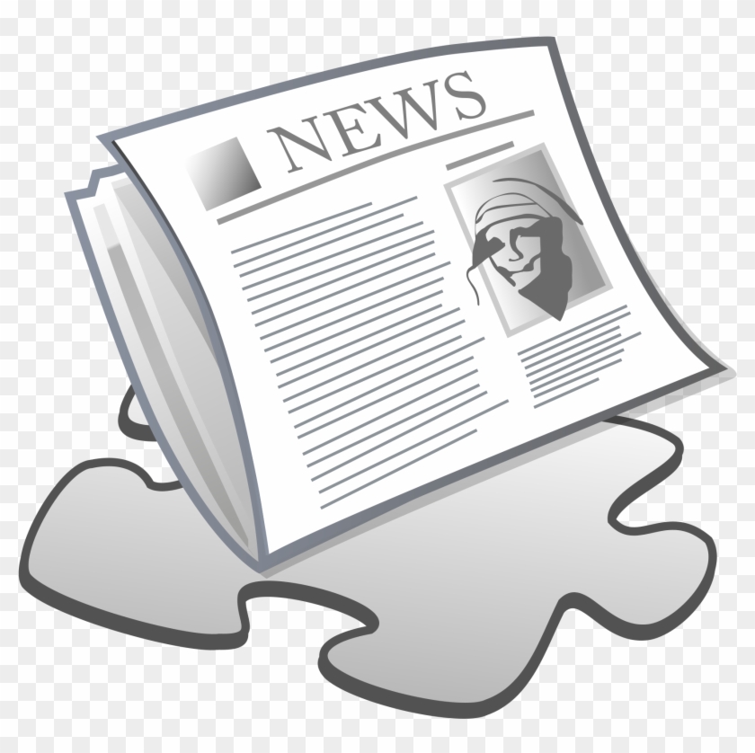 Transparent Templates News - Newspaper Cartoon Png Clipart #4126859