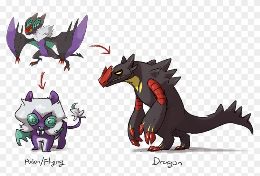 Oc Artnoivern Defusion - Pokemon Defusion Clipart