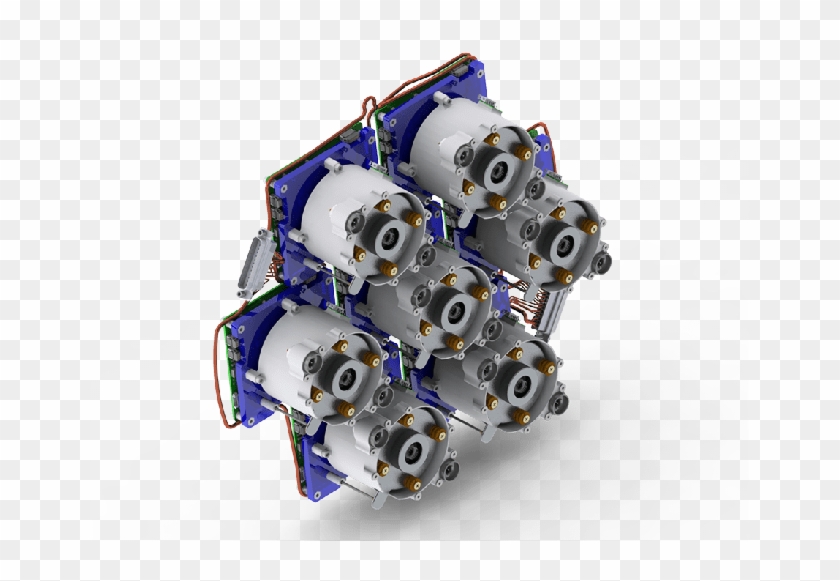 Cluster Of Ifm Nano Thruster For Smallsats - Cubesat Thruster Clipart
