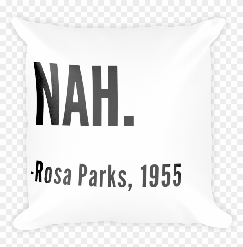 Pop Rosa Parks Pillow - Throw Pillow Clipart