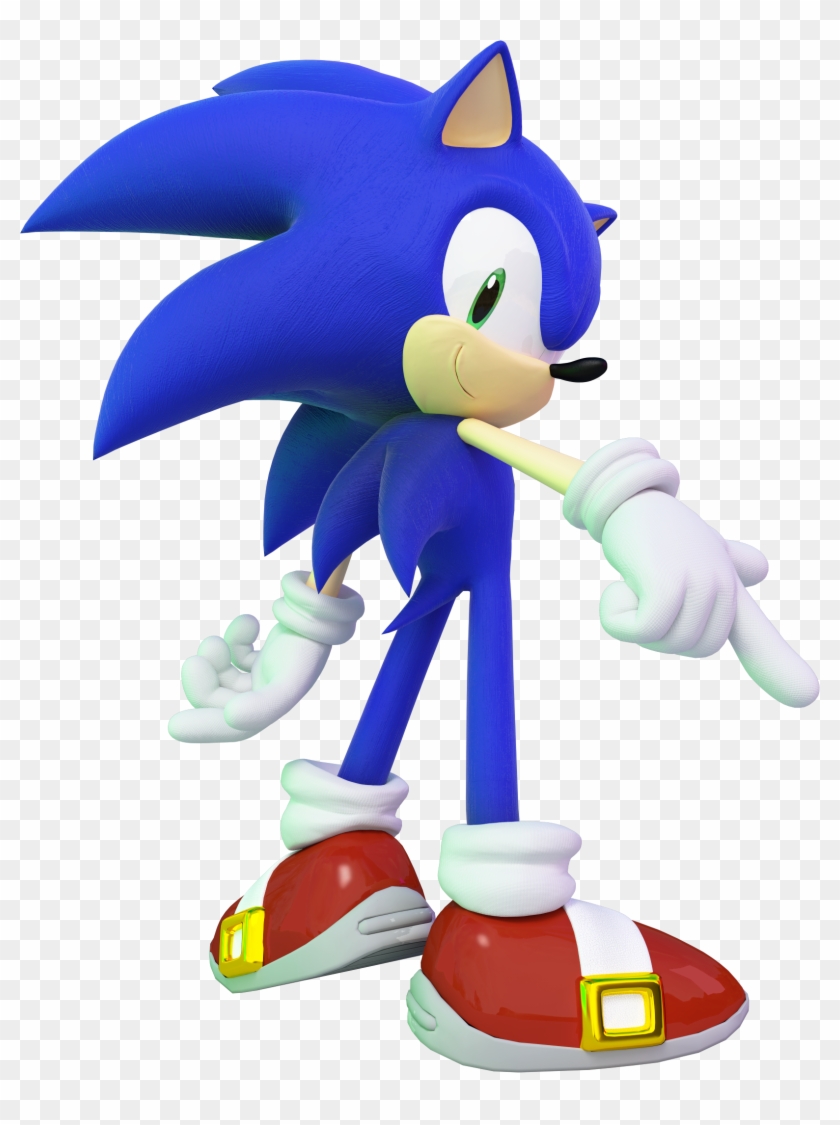 Sonic El Erizo - Thick Sonic The Hedgehog Clipart #4127141