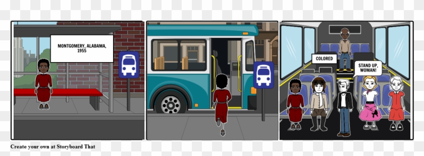 Rosa Parks - Bus Clipart #4127184