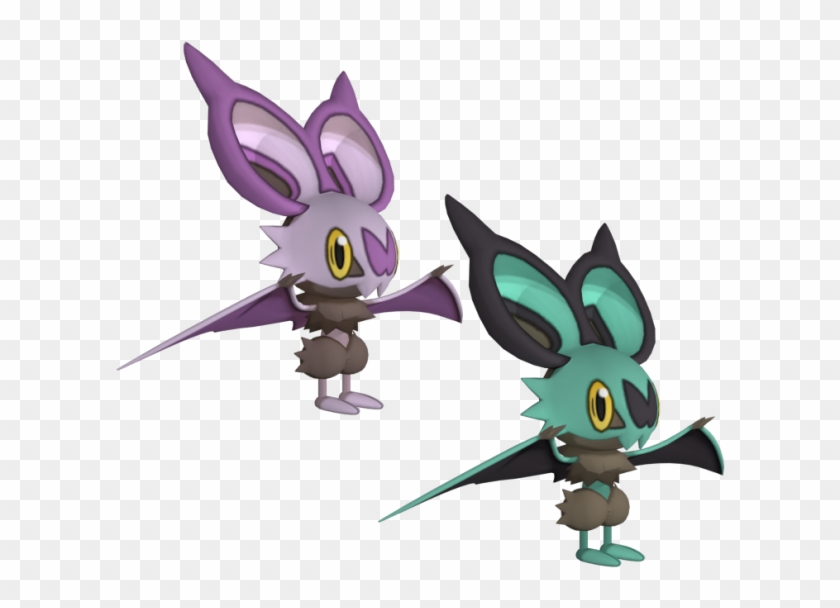Noibat 3d Model - Pokemon Noibat 3d Clipart #4127259