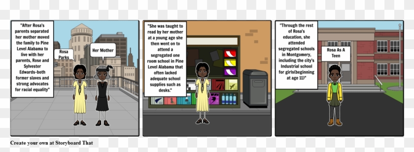 Rosa Parks - Cartoon Clipart