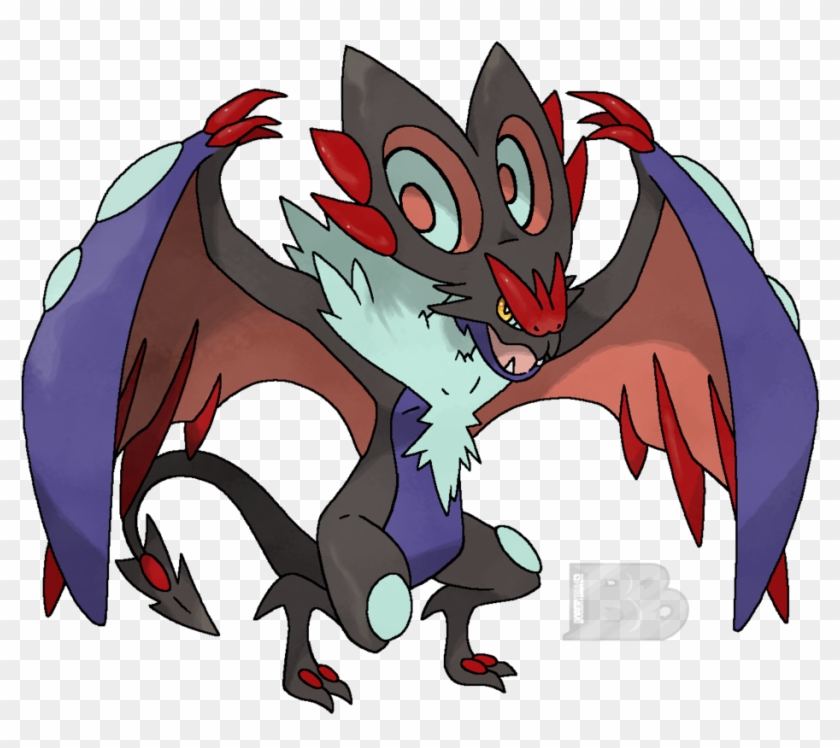 Mega Noivern - Pokemon Noivern Mega Evolution Clipart #4127384