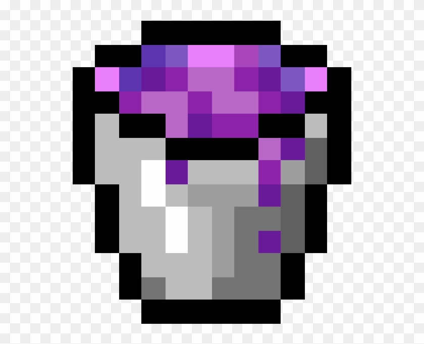 Random Image From User - Minecraft Bucket Pixel Art Clipart #4127915