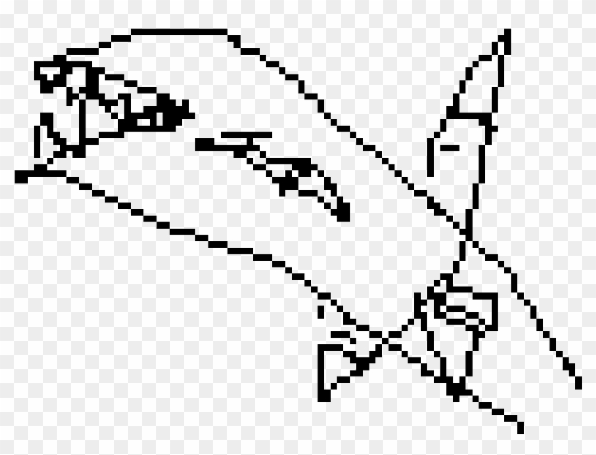 Finding Nemo Shark - Line Art Clipart