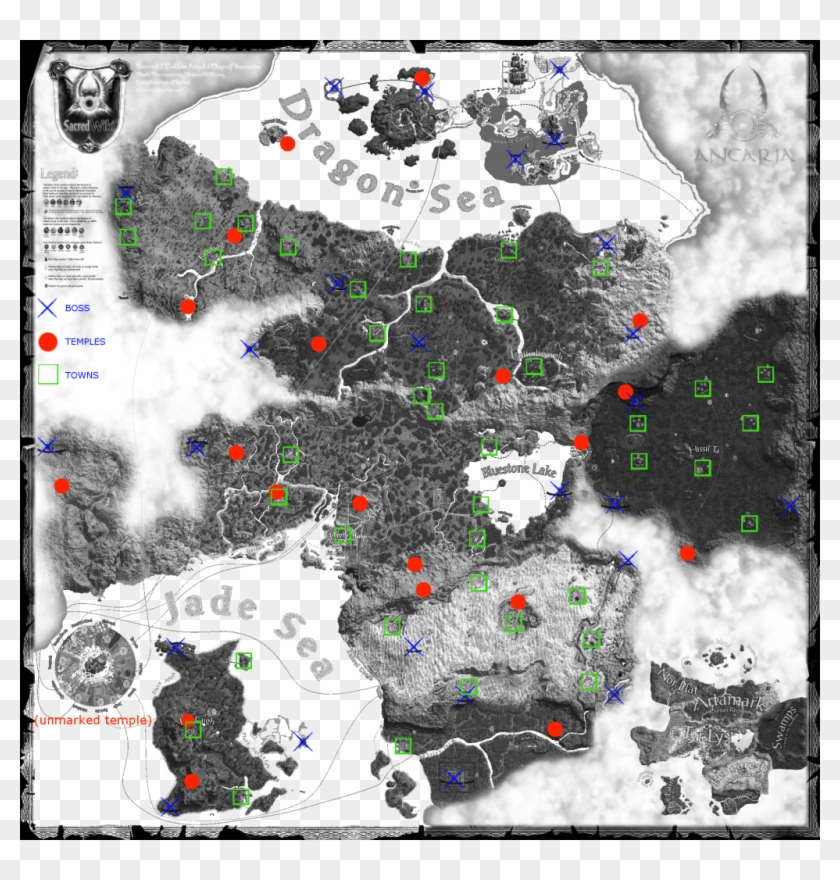 Sacred 2 Full Map Clipart