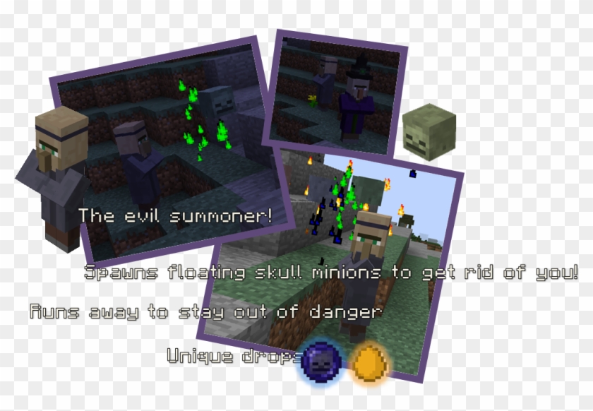 Primitive Mobs Mod Features - Minecraft Primitive Mobs Mod Summoner Clipart