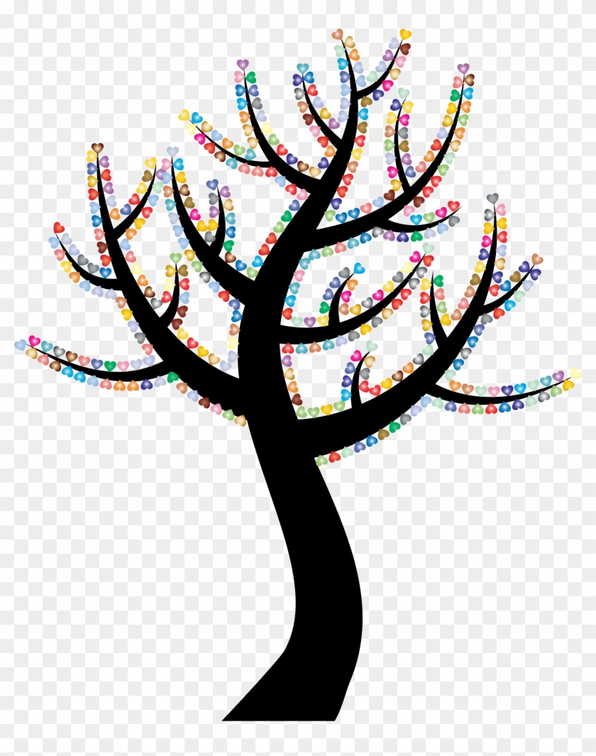 This Free Icons Png Design Of Colorful Valentine Hearts - Musical Tree Clipart Transparent Png