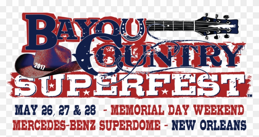 The Lineup For Next Year's Bayou Country Superfest - Bayou Country Superfest Clipart