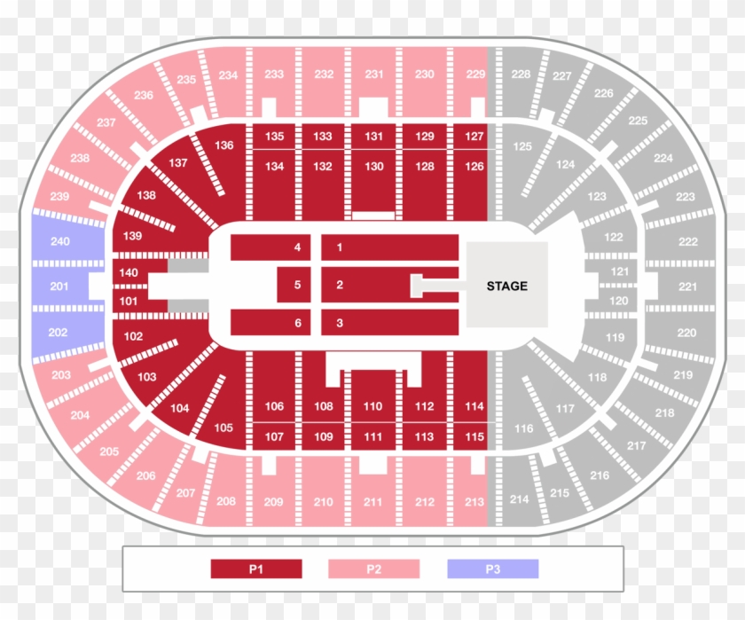 Section 101 - Amalie Arena Seating Chart With Rows And Seat Numbers Clipart