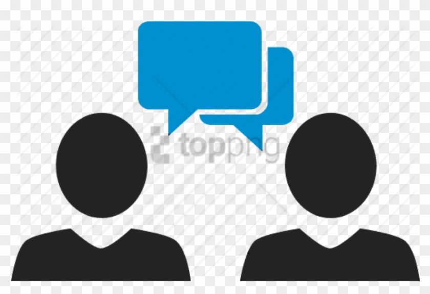 Free Png Discussion Icon - Face To Face Communication Png Clipart #4129951