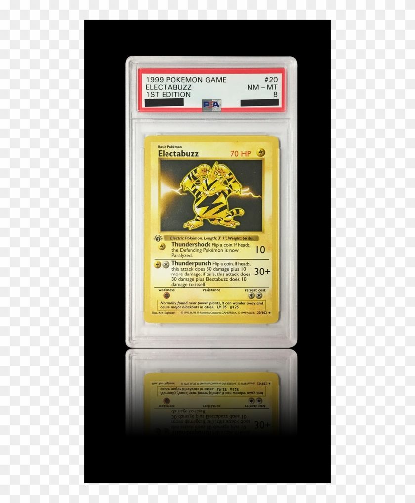 Psa 8 1st Edition Electabuzz - Pokemon 1 Edition Pikachu Base Set Clipart