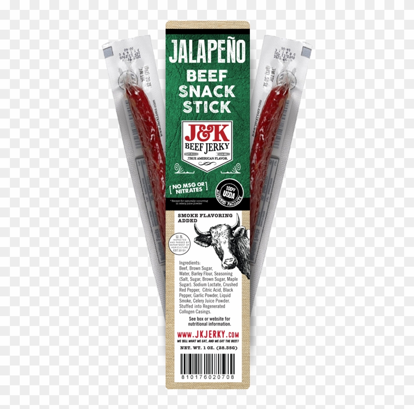 Beef Jerky Sticks Jalapeño Flavor 6pk - Crocodile Clipart #4129956