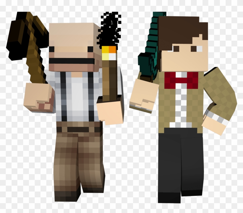 Skin Render Cinema 4d Minecraft Clipart #4130060