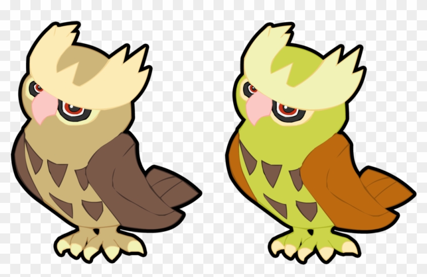 Png - Noctowl E Shiny Noctowl Clipart #4130176