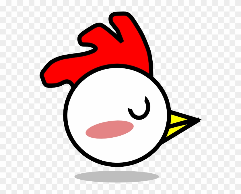 Clip Art Chicken Head - Png Download #4130237