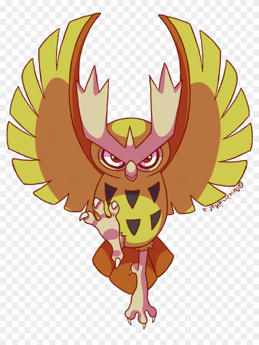 Shiny Noctowl Commission - Illustration Clipart #4130302