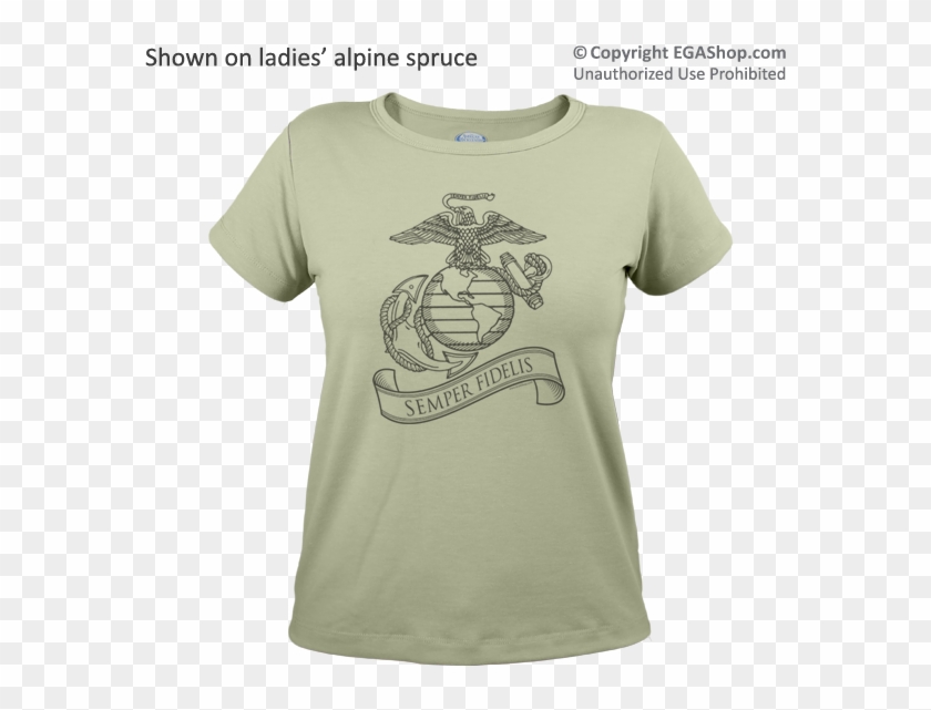 Usmc Drawing Semper Fidelis - Eagle Globe And Anchor Clipart