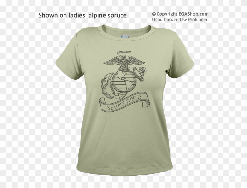 Usmc Drawing Semper Fidelis - Eagle Globe And Anchor Clipart #4130561