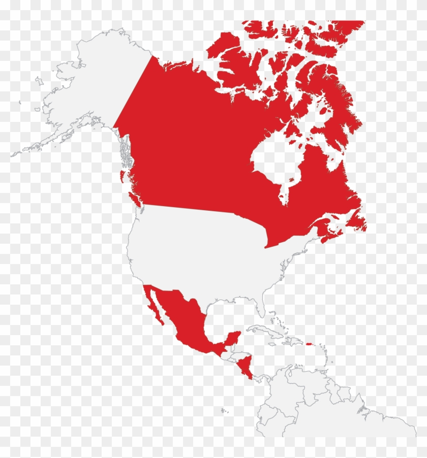 Study Abroad In North & Central America - Map Canada Capital City Clipart