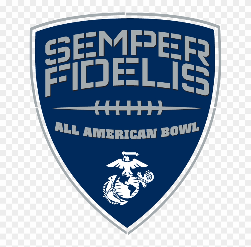 Semper Fidelis Bowl Nd Commits Playing - Marine Corps Clipart #4131009
