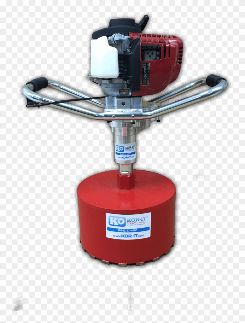 K-512 Sewer Pipe Tap Hand Held Core Drill - Machine Clipart