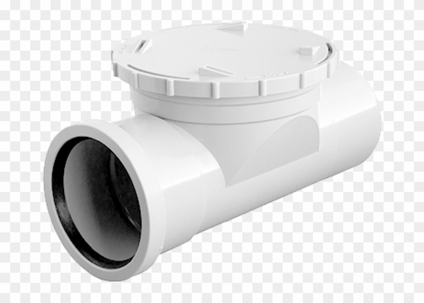 Novadrain Pvc-u Inspection Pipe Rubber Ring Joint M&f - Pipe Clipart #4131238