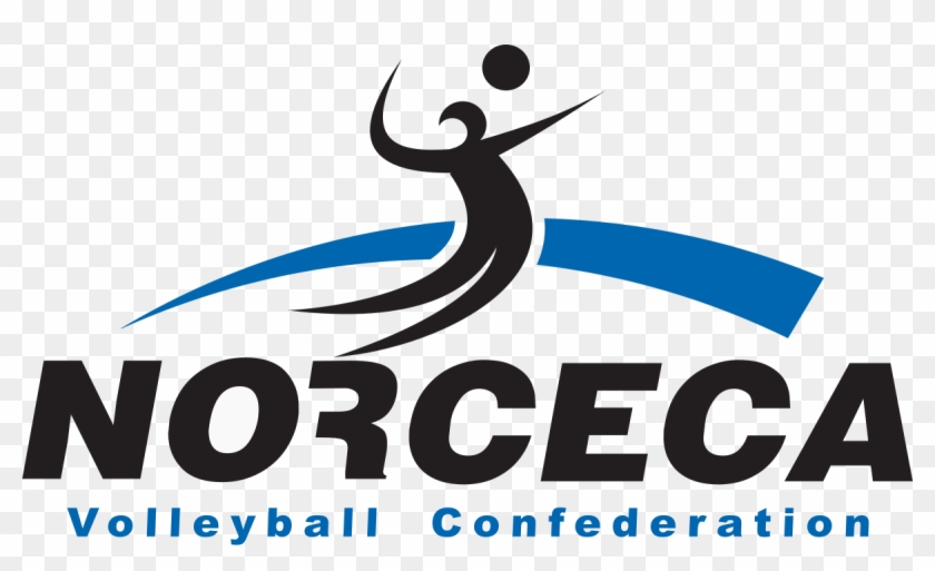 North, Central America And Caribbean Volleyball Confederation - Norceca Logo Clipart #4131572