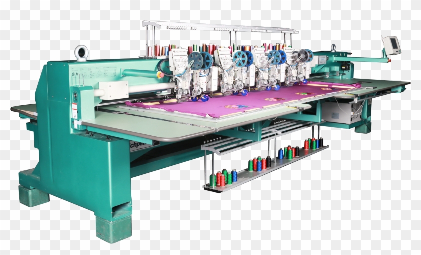 Richpeace More Functions Embroidery Machine With Flat, - Machine Tool Clipart #4131672