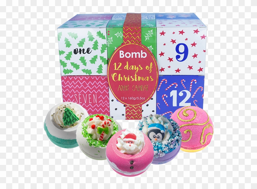 Bomb Cosmetics 12 Days Of Christmas Advent Calendar - Bomb Cosmetics 12 Days Of Christmas Clipart #4131833