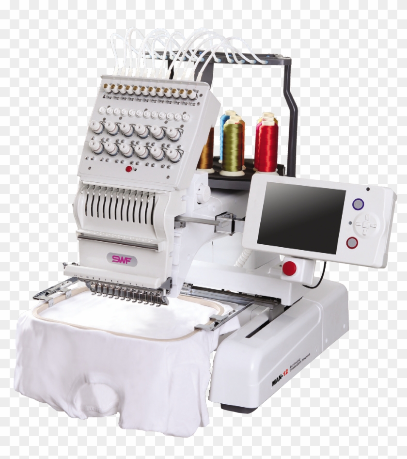 Single Head Embroidery Machine - Swf Embroidery Machine Price Clipart