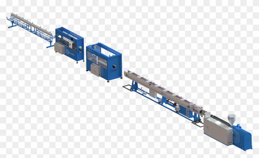 Ø160 Sewage Pipe Production Lines - Railroad Car Clipart