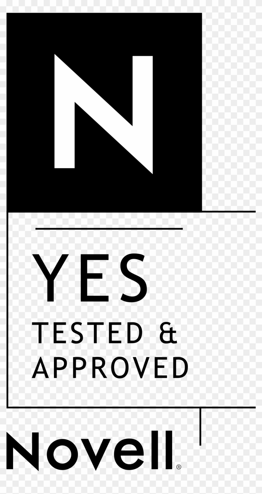 Novell Yes Logo Png Transparent - Novell Clipart