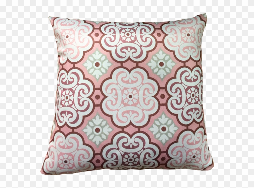 Capa De Almofada Ladrilho Rosa - Cushion Clipart #4132390