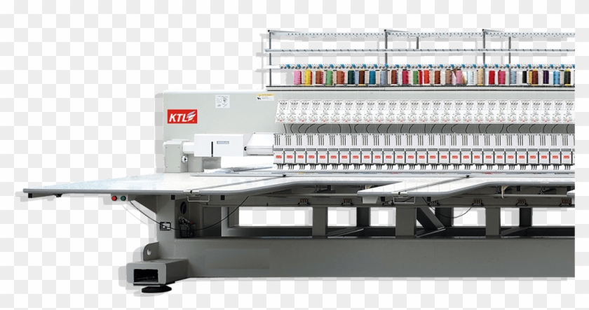 High Speed Embroidery Machines - Assembly Line Clipart