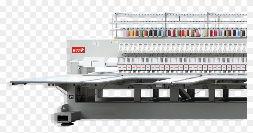 High Speed Embroidery Machines - Assembly Line Clipart #4132535