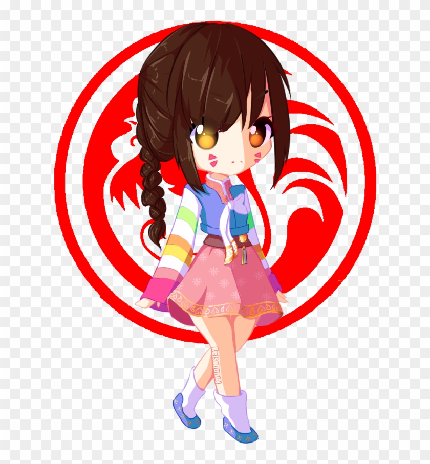 Kelsobunny,artist,d - Entertainment,фэндомы - Dva Palanquin Skin Chibi Clipart