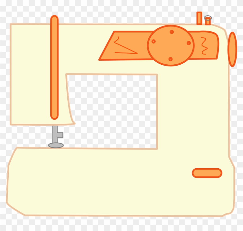 Sewing Machine Sewing Embroidery Sew Household Clipart #4132894