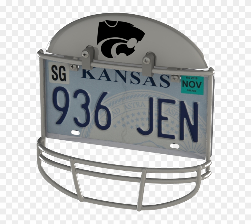 Kansas State University Helmet Frame - Kansas State Wildcats Clipart #4133667