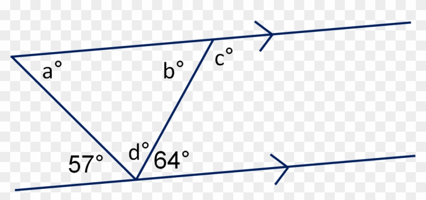 Angles In Triangles And On Parallel Lines Worksheet - Missing Angles Parallel Lines Clipart