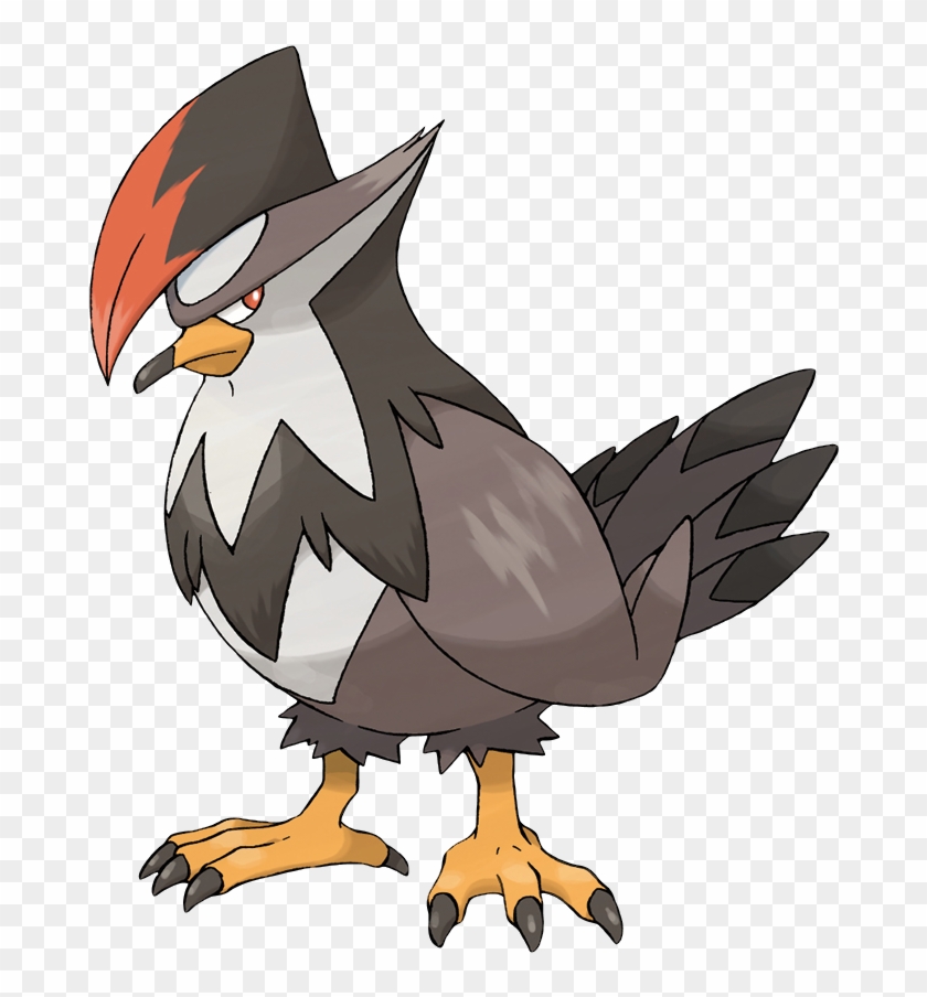 Staraptor - Pokemon Starly Evolution Clipart