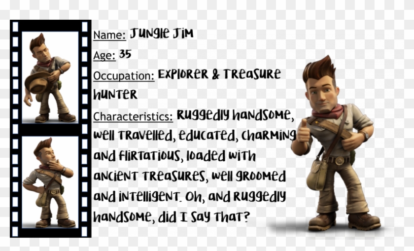 The Bachelor Canada Jungle Jim - Figurine Clipart #4134750