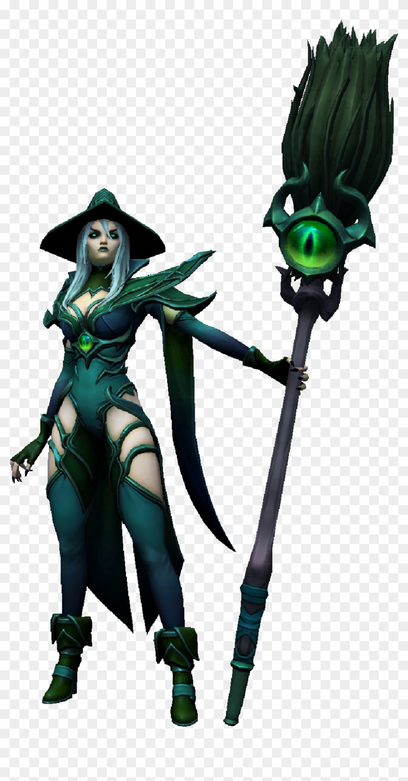 Whitemane Cursed Witch Variant 2 - Heroes Of The Storm Whitemane Witch Clipart
