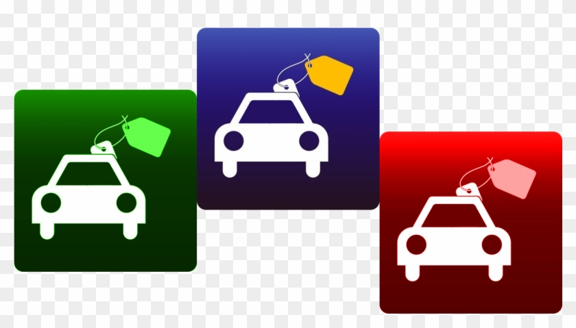 Car Sales Icons - Illustration Clipart