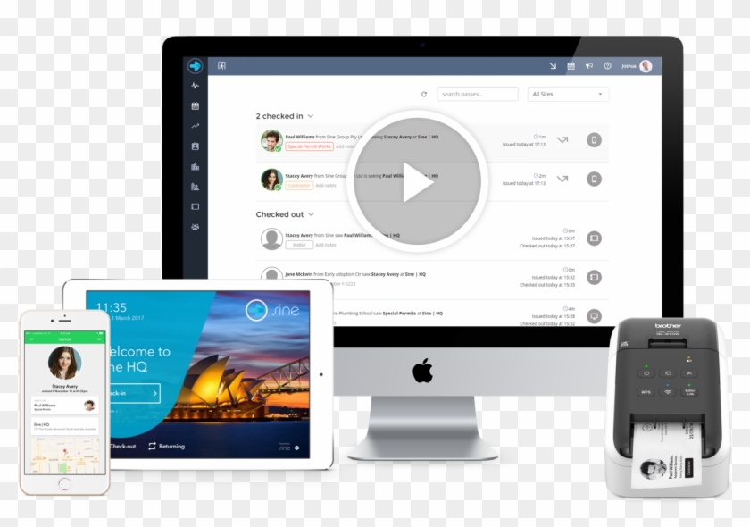 Visitor Management Made Easy - Visitor Management System Desktop Clipart