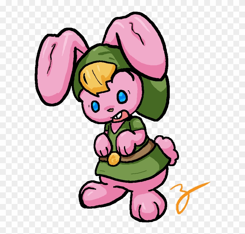 A Link To The Past - Bunny Link Clipart #4135121